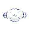 "Ok, now real food" Aperitif Bowl - Blue