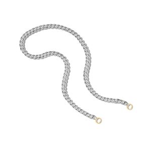Rolling Curb Chain in Sterling Silver - 15"
