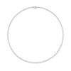 Stella Tennis Necklace in 18K White Gold