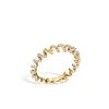 Mini Diamond Slinkee Ring in 18K Yellow Gold  - Size 6