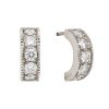 Heirloom Huggies in 14K White Gold