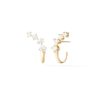 Aria Dagger Huggie Hoop in 18K Yellow Gold