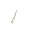 Single Mini Luna Stud in 18K Yellow Gold