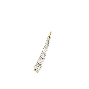 Single Mini Luna Stud in 18K Yellow Gold