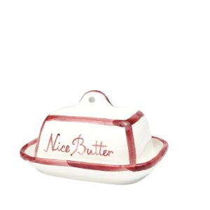 Butter Dish - Red