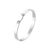 Dinner Date Mood Bangle in 18K White - 16cm