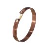 On the Rocks Mood Bangle in Titanium with 18K Yellow - 18cm