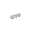 Semi Paved Latch Pendant in 18K White
