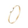 Business Meeting GM Mood Bangle in 18K Yellow - 16cm