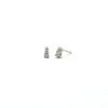 Mini Capella Studs in Diamond in 14K White Gold