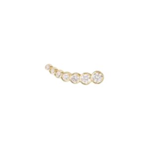 Petit Croissant de Lune in 18K Yellow Gold  - Single Left Ear Climber