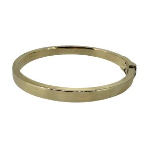 Engravable 6mm Bangle in 14K Yellow Gold- Size 18