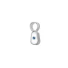 Baby Pulley in Silver with Sapphire Dot