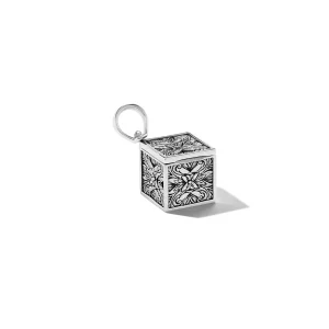 Embossed Charmed Box in Silver