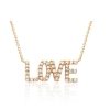 Mini Diamond Love Necklace