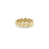 Gold San Marco Band Ring Size 7