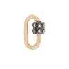 Consuelo Lock in 14K Yellow Gold with Diamonds