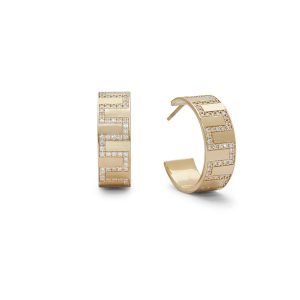 Athena Hoops In 14K Gold