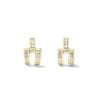 Magna Diamond Cuff Earrings in 14K Yellow Gold