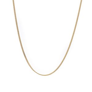 Small Curb Chain 18'' in 14K Yellow Gold