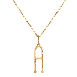 Character Charm  in 18K Yellow Gold with Diamonds
