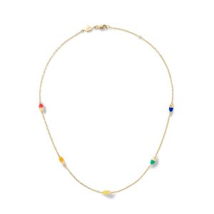 Pills By the Yard Necklace in 14K Yellow Gold