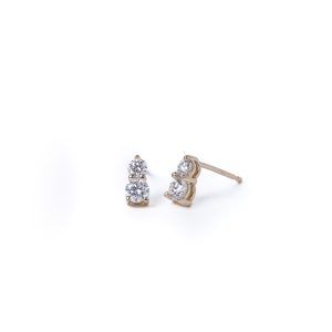 Capella Studs in Diamond