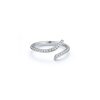 Faye Pave Wrap Band in Platinum - Size 6.5