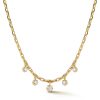 Small Hanging Sophisticate Necklace in 18K Yellow Gold
