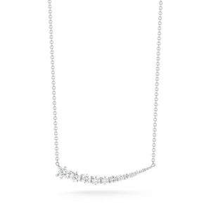 Lunado Pendant in 18K White Gold