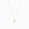 Soprano "J" Necklace in 18K Yellow Gold
