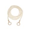 Itty Bitty Pearl Strand With Yellow Gold Loops - 16"