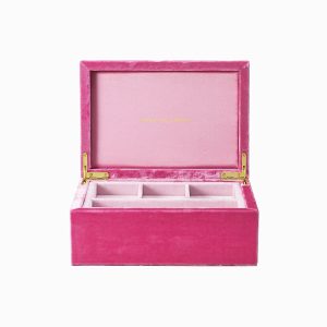 Tresor Grande Jewelry Box in Bright Pink