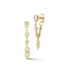 Posey Loop Earrings in 18K Yellow Gold