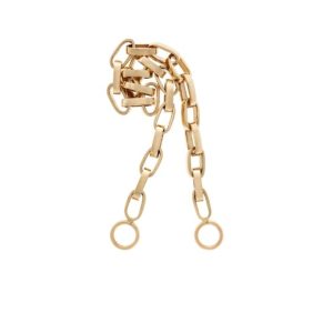 Handmade Biker Chain Necklace in 14K Yellow Gold - 16"