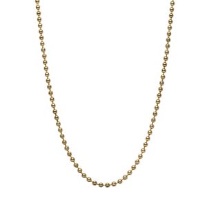 2.5mm Ball Chain 18" in 14K Yellow Gold