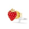 Single Strawberry Stud - Red