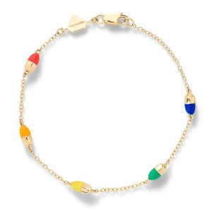Pills By the Yard Bracelet in 14K Yellow Gold