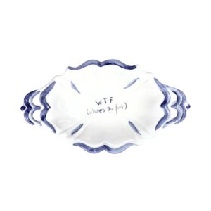 WTF Aperitif Bowl - Blue