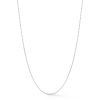Rectangle Chain No. 40  in 18K White Gold 18"