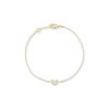 Mini Sweetheart Bracelet with Diamonds