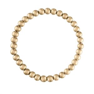 5mm Yellow Gold Ball Bracelet