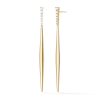 Aria Stiletto Earrings in 18K Yellow Gold