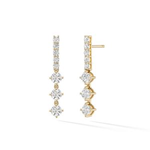 Medium Stella Earrings in 18K Yellow Gold