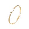 Tuxedo Mood Bangle in 18K Yellow - 17cm