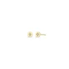 Itty Bitty Star Set Diamond Disc Studs