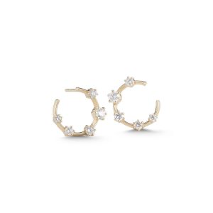 Kismet Hoops in 18K Yellow Gold