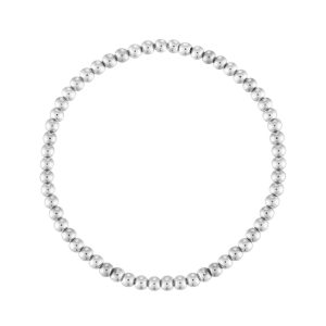 4mm Sterling Silver Ball Bracelet