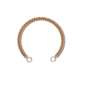 Heavy Curb Chain Bracelet in 14K Yellow Gold 6"