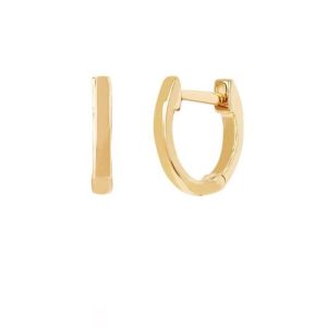 Mini Huggie in Yellow Gold (Single)